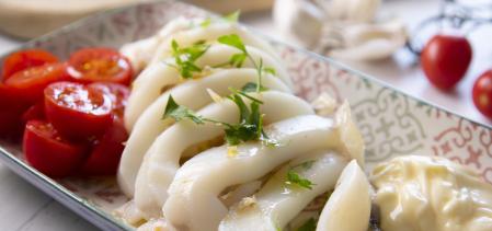 Sepia con tomates cherry