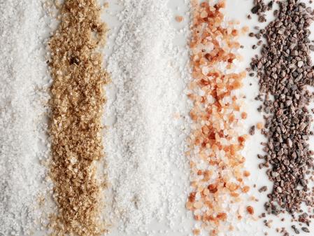 Diferentes tipos de sal