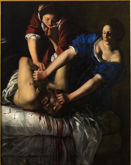 Artemisia Gentileschi
Giuditta e Oloferne 
1612-13
olio su tela
158,8×125,5 cm
inv. Q378
Napoli, Museo e Real Bosco di Capodimonte