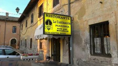 La pizzería Cantinaccia de Palidoro
