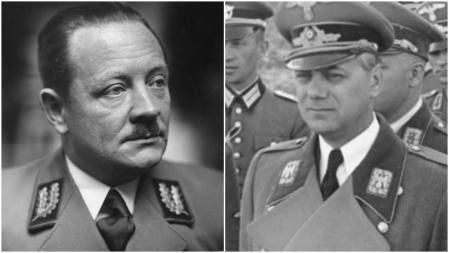 Los nazis Erich Koch y Alfrefd Rosenberg