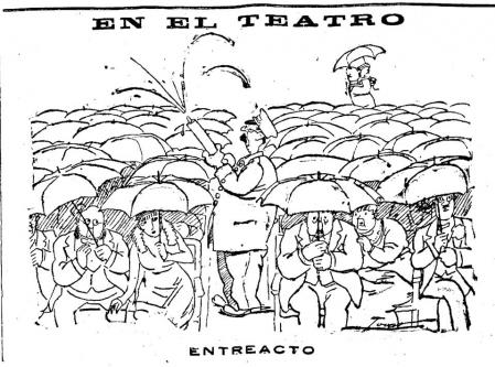 Los diarios de la época publicaron numerosas viñetas cómicas sobre las consecuencias cotidianas de las pandemias en la población, como esta publicada en 'El Imparcial', en 1918.
