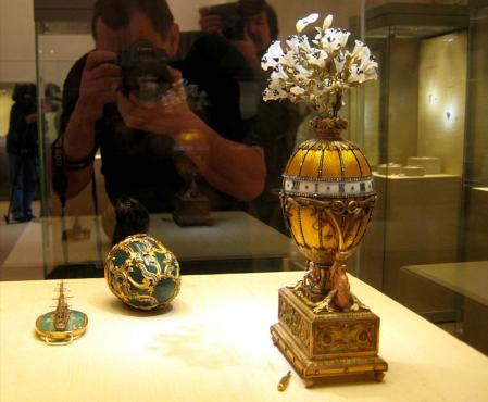 Una de las delicadas obras de Fabergé.