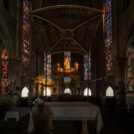 Iglesia de Roncesvalles, al inicio del Camino