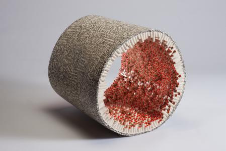 Artèria il•lustrada,obra de porcelana de 2016 de Jordi Marcet i Rosa Vila-Abadal