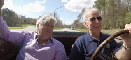 Joe Biden te junto al presentador de televisión Jay Leno