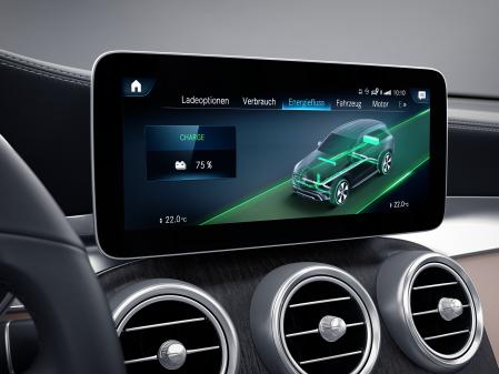 A través de la pantalla del salpicadero se puede controlar el estado de la batería&nbsp;