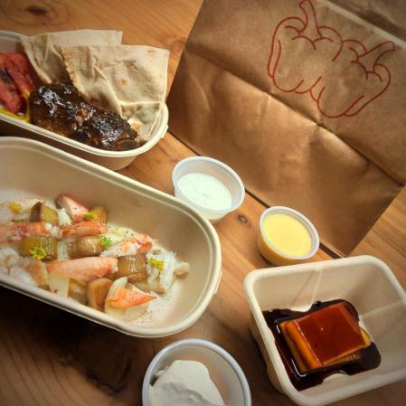 Platos del menú delivery de Dos Pebrots