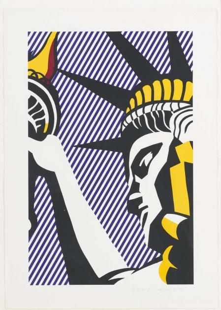 ‘I love Liberty’, de Roy Lichtenstein, 1982.