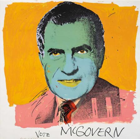 ‘Vote McGovern’, serigrafía de Andy Warhol, 1972.