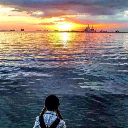 Atardecer en Manila.