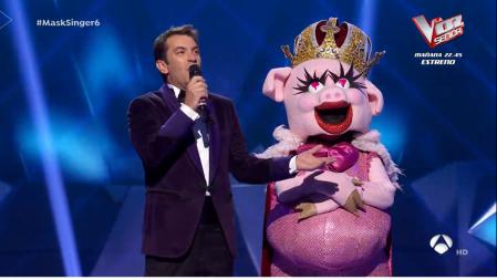 'Mask Singer': Cerdita es el personaje seleccionado para mostrar su identidad