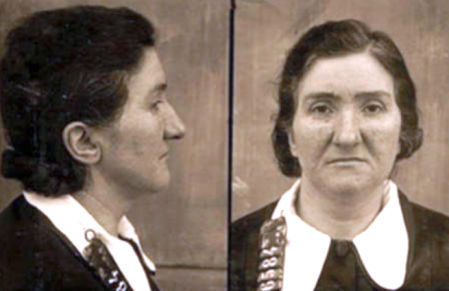 Ficha policial de Leonarda Cianciulli