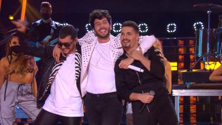 'Tu cara me suena': Gemeliers compartieron escenario con Sebastian Yatra