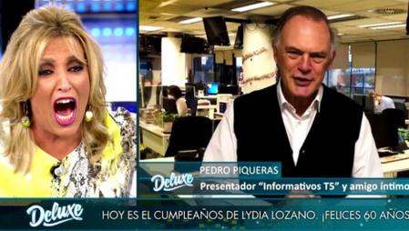 Lydia Lozano enloquece con la felicitación de Pedro Piqueras por su cumpleaños