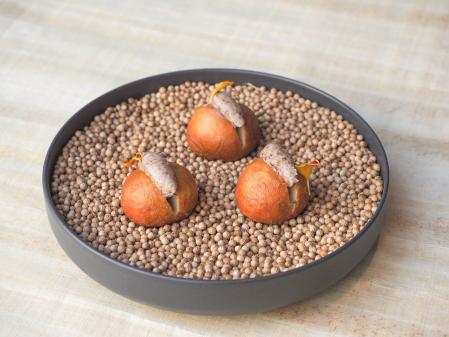 Mantequilla de sangacho con pan chino