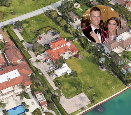 Gisele Bündchen y Tom Brady también se trasladan a Indian Creek. Él practica fútbol americano y ha fichado por un equipo de Florida.