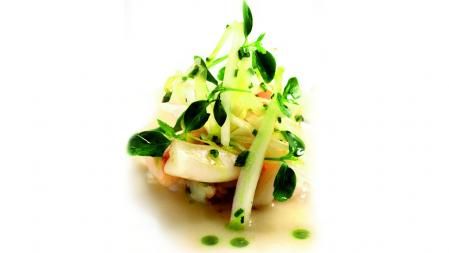 crema de endibias con navajas