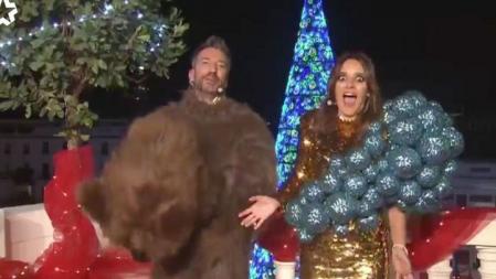 David Valdeperas y Carmen Alcayde, en las Campanadas 2018