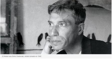 El Nobel ruso Boris Pasternak, retrato tomado en 1942