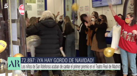 'El programa de AR' en Doña Manolita tras tocar el Gordo de la Lotería de Navidad
