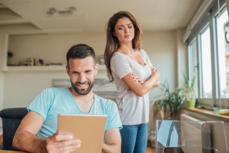 Couple having relationship issues