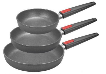 Sartenes Nowo Titanium, juego de 3 sartenes