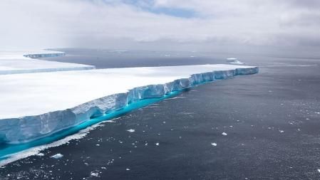 El contorno del iceberg A68a ha sido observado por equipos aéreos británicos