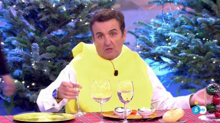 Antonio Montero afirma a Mila Ximénez que va borracho en 'La Última Cena' especial Nochebuena