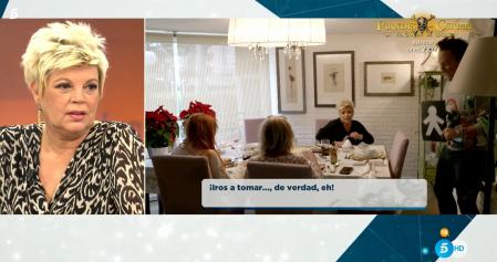 Terelu descubre finalmente que la noticia del embarazo de su hija es una inocentada