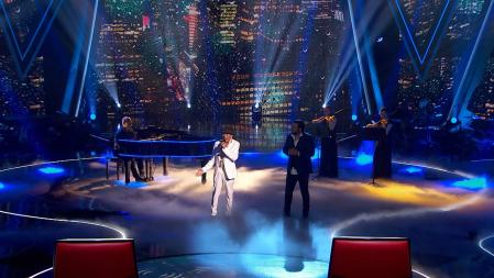 'La Voz Senior': Nico Fioole cantó con Antonio Orozco en la final