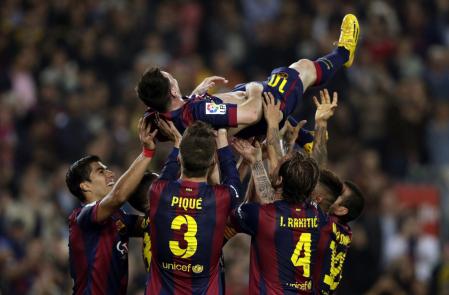 Messi es el hombre de los récords, sus 50 goles en una temporada son un ejemplo