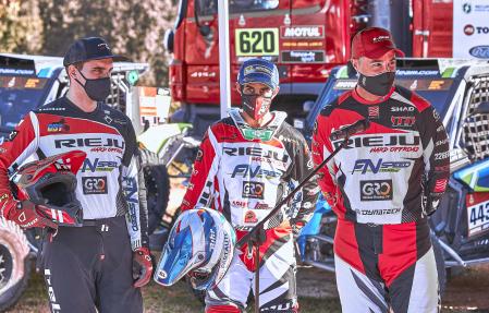 Joan Pedrero, a la derecha, junto a Oriol Mena y Marc Calmet