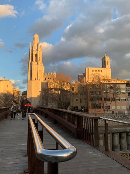 Girona desde el puente.