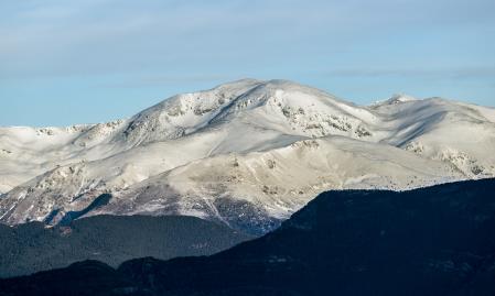 La nieve de invierno para despedir 2020.