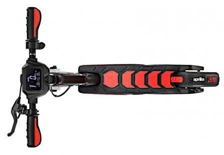 Vista superior del patinete eléctrico Aprilia eSR1.