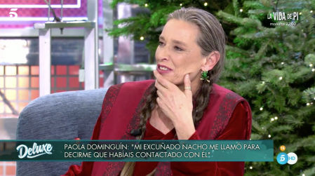 'Sábado Deluxe': El presentador del programa de Telecinco ha reprochado a Paola Dominguín su posicionamiento