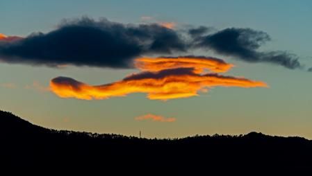 Nube lenticular captada en Gurb.