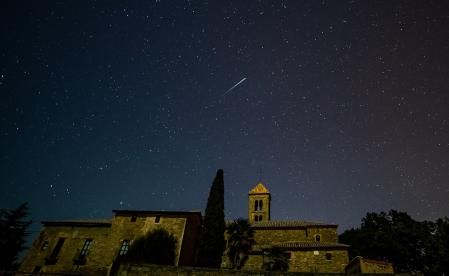 Lluvia de estrellas fugaces Cuadrántidas.