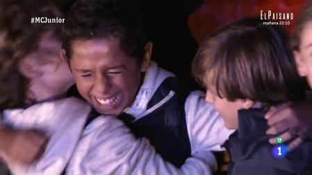 'Masterchef Junior 8': La celebración de Manel al conocer que era uno de los dos ganadores de la repesca