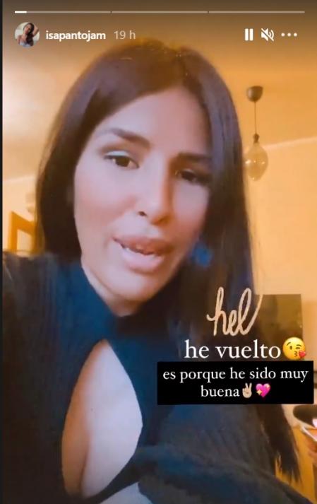 Isa Pantoja regresó a las redes sociales tras dos días sin teléfono móvil