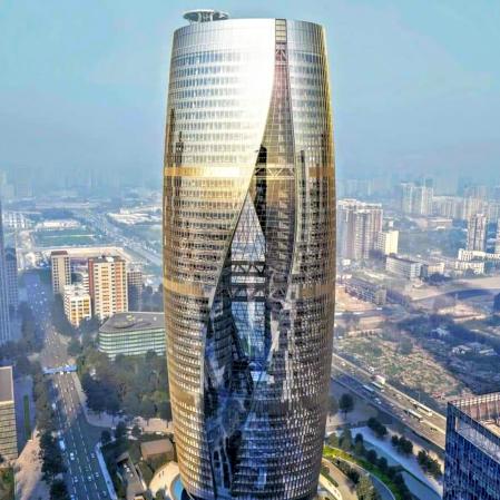 El Leeza SOHO de Pekín tiene 207 metros de altura