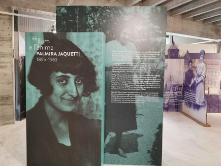 Exposición sobre la poeta y compositora catalana Palmira Jaquetti en el Museu de la Mediterrània de Torroella de Montgrí.