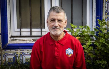 Ricardo Amador, en la sede de la Federació Catalana d'Atletisme