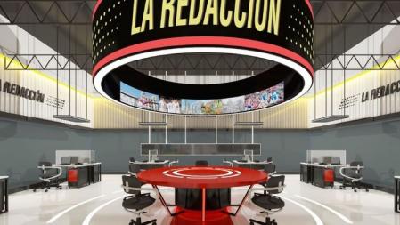 Imagen del plató de ‘La Redacción’ en Telemadrid