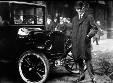 File Photo: Henry Ford With His Model T.  (Photo By Getty Images)