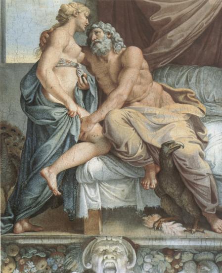 'Jupiter (Zeus) y Juno (Hera) ', de Annibale Carracci