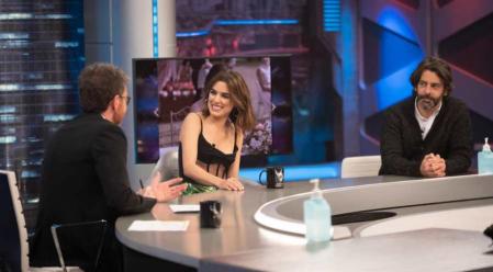 Adriana Ugarte, durante su visita a 'El hormiguero' de Pablo Motos
