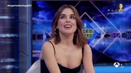 Adriana Ugarte, durante su visita a 'El hormiguero' de Pablo Motos