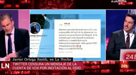 Twitter suspende la cuenta de Vox por 